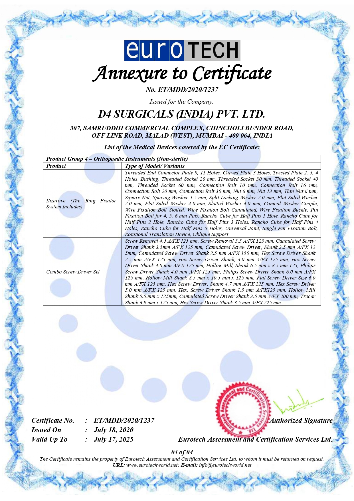 Annexure to certificate 2020-1237 - product grp-4.jpg